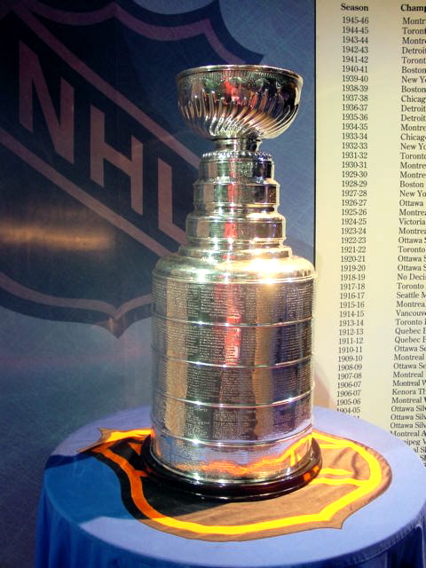 Photo via https://upload.wikimedia.org/wikipedia/commons/1/1b/StanleyCup.jpg under the Creative Commons License
